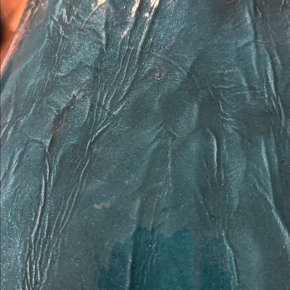 Hammitt Bryant Medium 2023 Season Exclusive - Dipped Teal Crinkled Patent RARE - Picture 14 of 14
